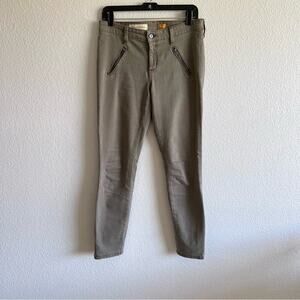 Pilcro and the Letterpress Serif Zipper Skinny Pants Jeans
